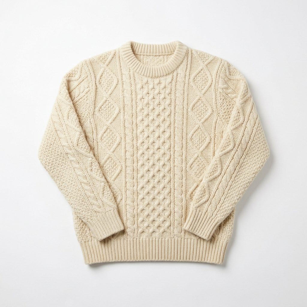 Светр Cable Cream